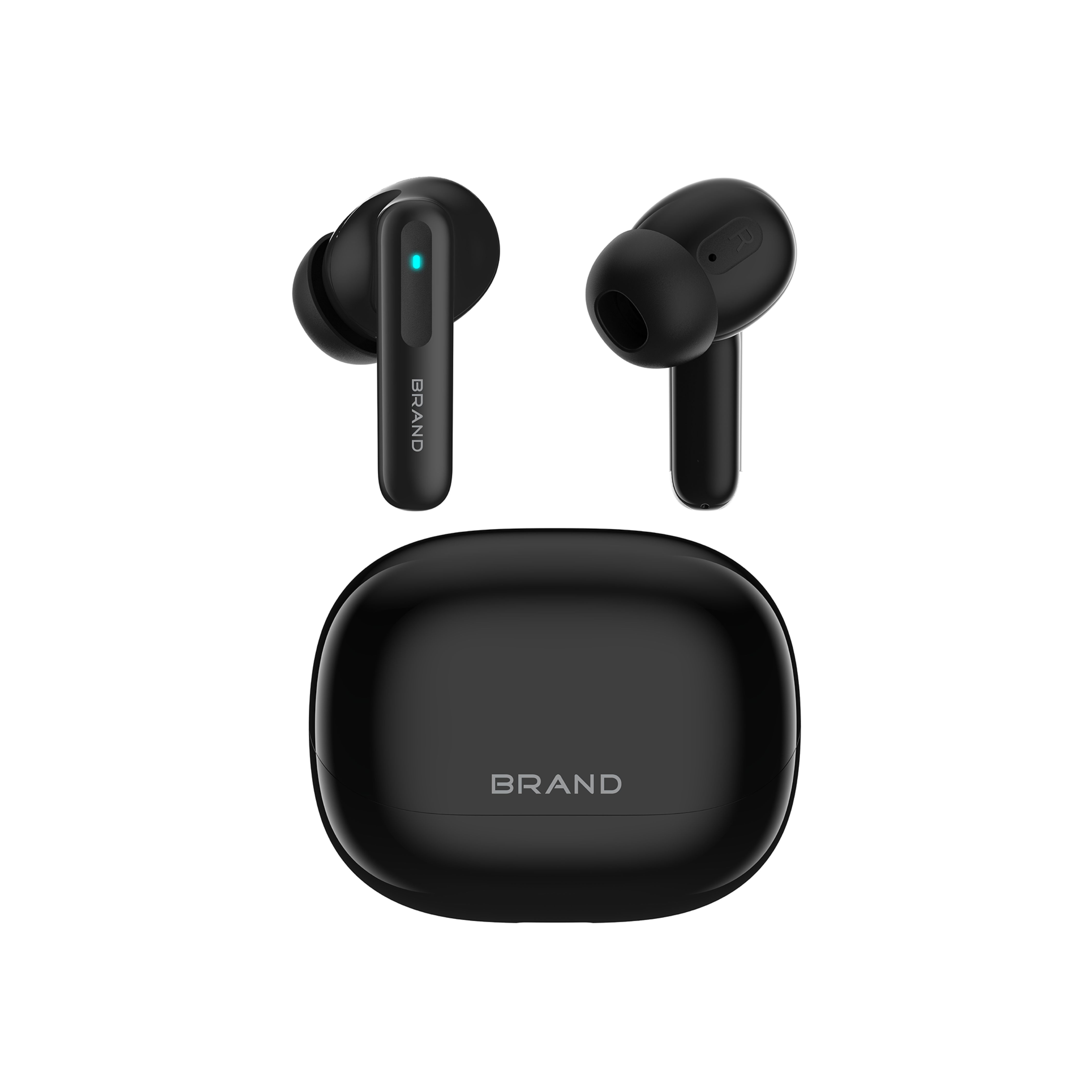 ANC ENC Dual Microphones 40mAh 5-7 hours Play time TWS Earbuds, Adjustable ANC/Ambient Mode Fast Charge